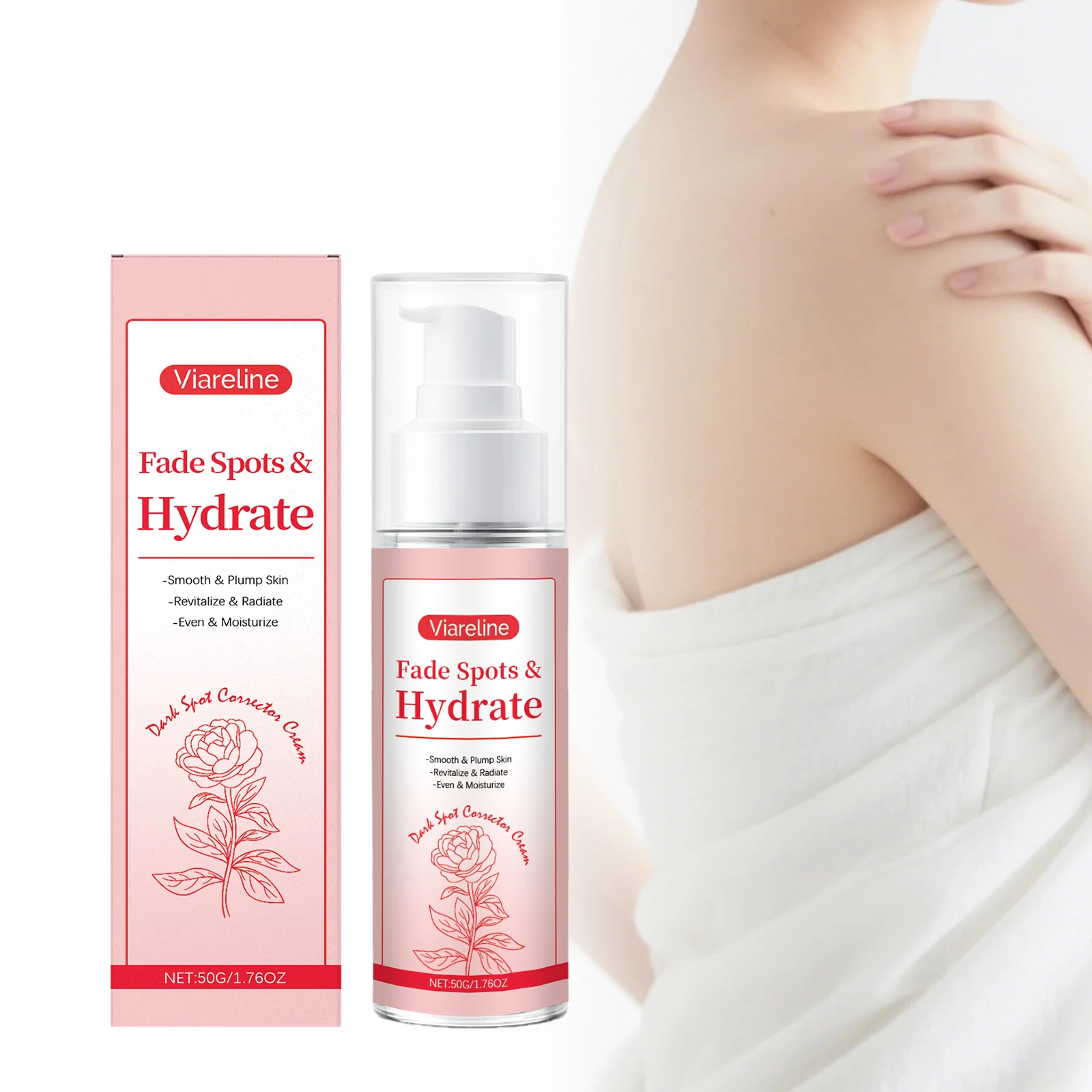 

Gentle Body Moisturizing Cream - Daily Hydration Care, Supports Massage, Helps Fade Dark Spots, Improves Skin Softness & Clarity