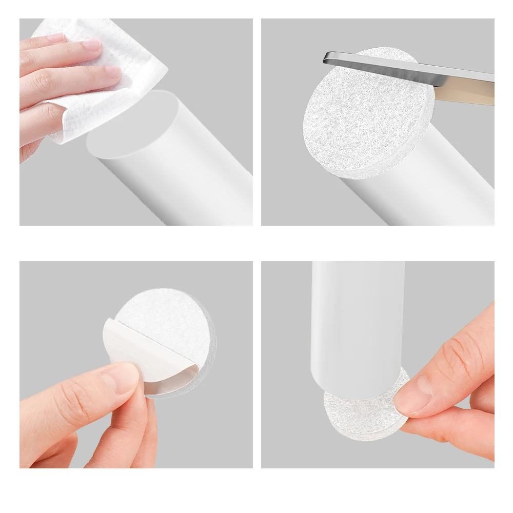 Self Adhesive Felt Tape for Chairs, Table Legs Bed Frame Anti Noise Strip Strong Sticky Silent Pad Shock Absorbing Cuttable Felt view 5