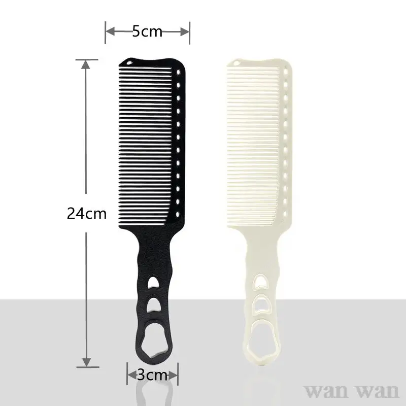 1Pc Men\'s Hair Cutting Comb Anti-slip Anti-static Hairstylist Trimming Hair Comb Barber Shop Pro Hairdressing Hairbrush Y0724