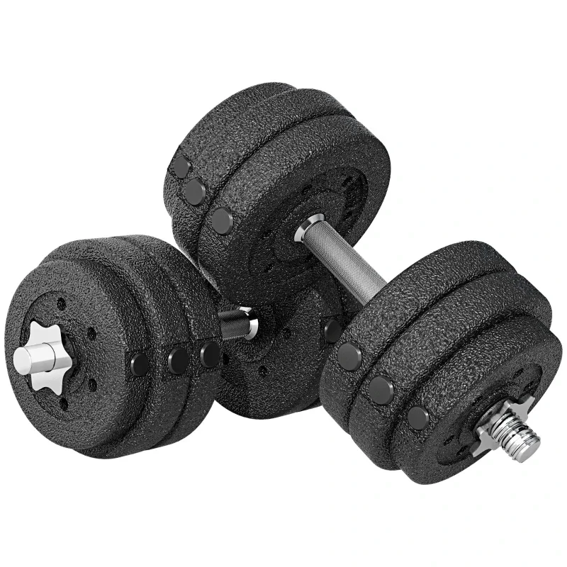 30KG Adjustable Dumbbells Set, Hand Weights Set for Home Gym Weight Lifting Training，Suitable For Full Body Exercise