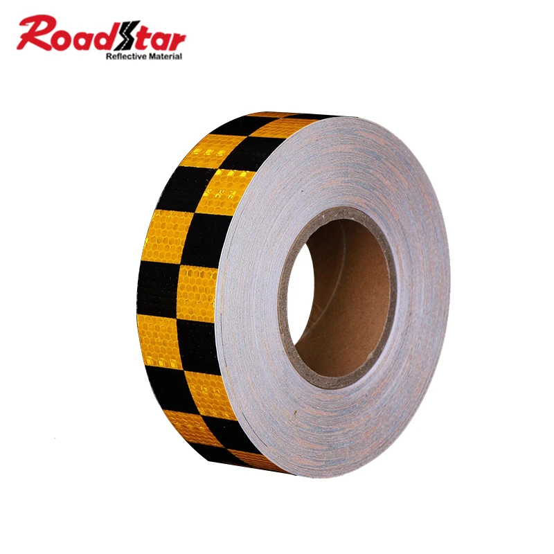 Roadstar 5cmx1m Reflective Tape Adhesive Sticker Decal Decoration Warning Tapes Vinyl Film Safety Auto Reflector Sticker on Cars