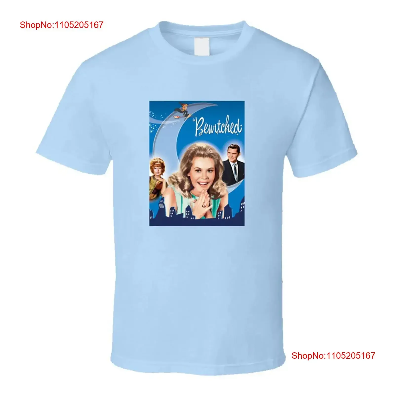 Bewitched T Shirt Cool Retro Tv Show Series Fan vintage Washed streetwear Slightly Soft designer clothes Stretched
