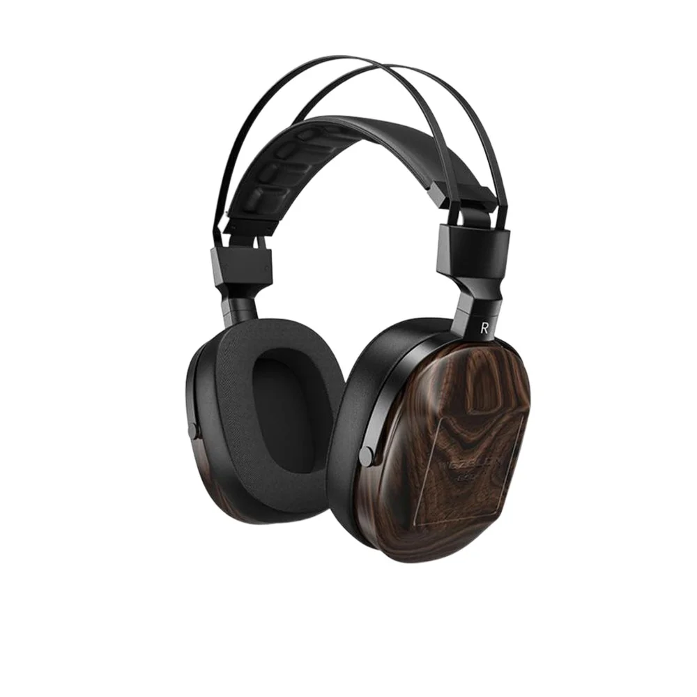 BLON B60 Over Ear Wooden HIFI Headphone 50mm Beryllium-Coated Diaphragm Wooden Close-Back High-purity Copper Cable Headset