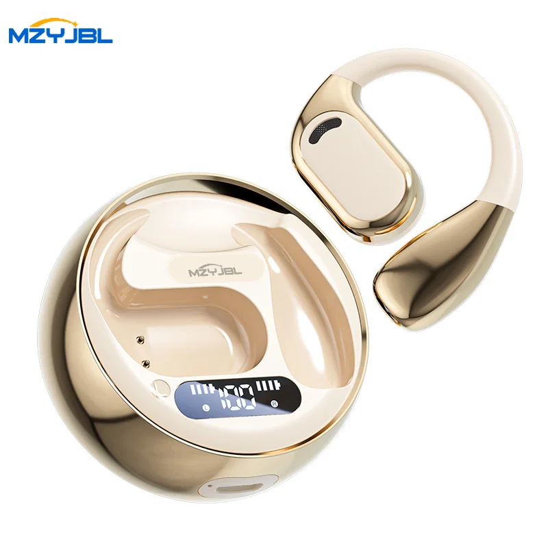 

MZYJBL Bluetooth5.4 Headphones M76 Ture Wireless Earbuds Earhook HiFi Stereo Sound TWS Sports Headset In Ear Earphone For XIAOMI