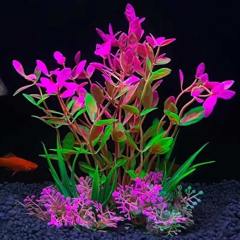 

10pcs Fish tank Landscaping Ornaments Plastic Artificial Seaweed High Quality Seaweed Cross-border Aquarium Decorative Plants