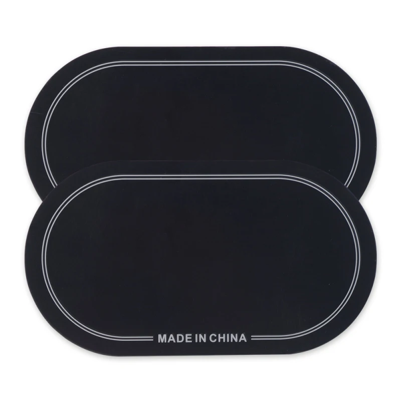 2 Pack Self-Adhesive Double Pedal Drumhead Patches Wear-resistant Stickers Protective Pad for Bass Drum Percussion Accessories