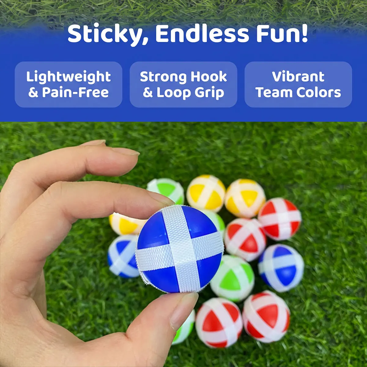 New 12/24 Pcs Sport Games Dart Board Target Shooting Ball Toy Outdoor Sticky Ball Accessories Family Entertainment Random Color
