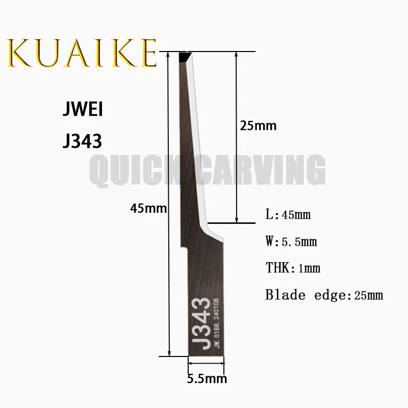 10PCS JWEI Blade Tungsten Carbide Blade Cutter Engraving Cutting Blade JWEI J333 J338 J341 J342 J343 J344 J347 J354 J349-1