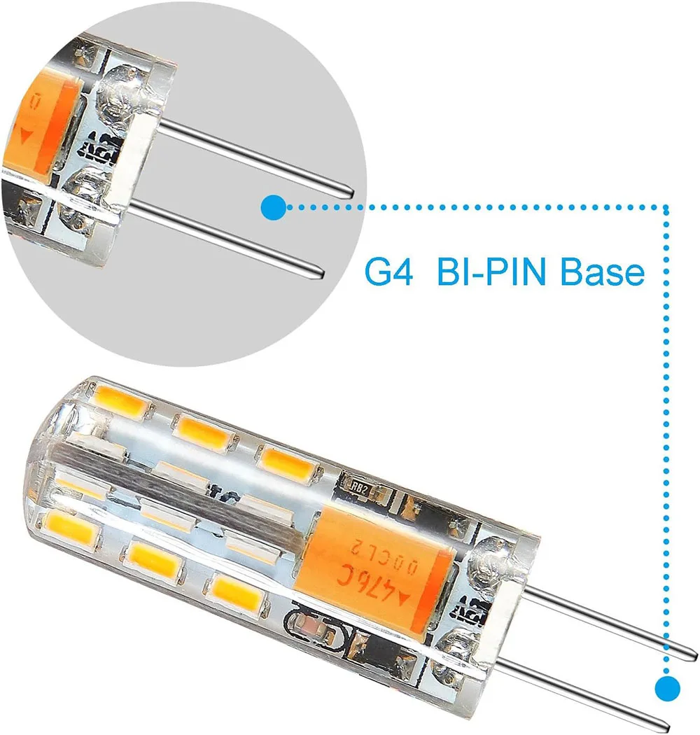 Imagem -03 - Silicone Led g4 Lâmpada Lâmpada de Poupança 360 Ângulo de Feixe Substituir Luz Halogéneo Spotlight Candelabro 2w 3w 5w 9w 12w 15w 12v ca 220v 10 Peças