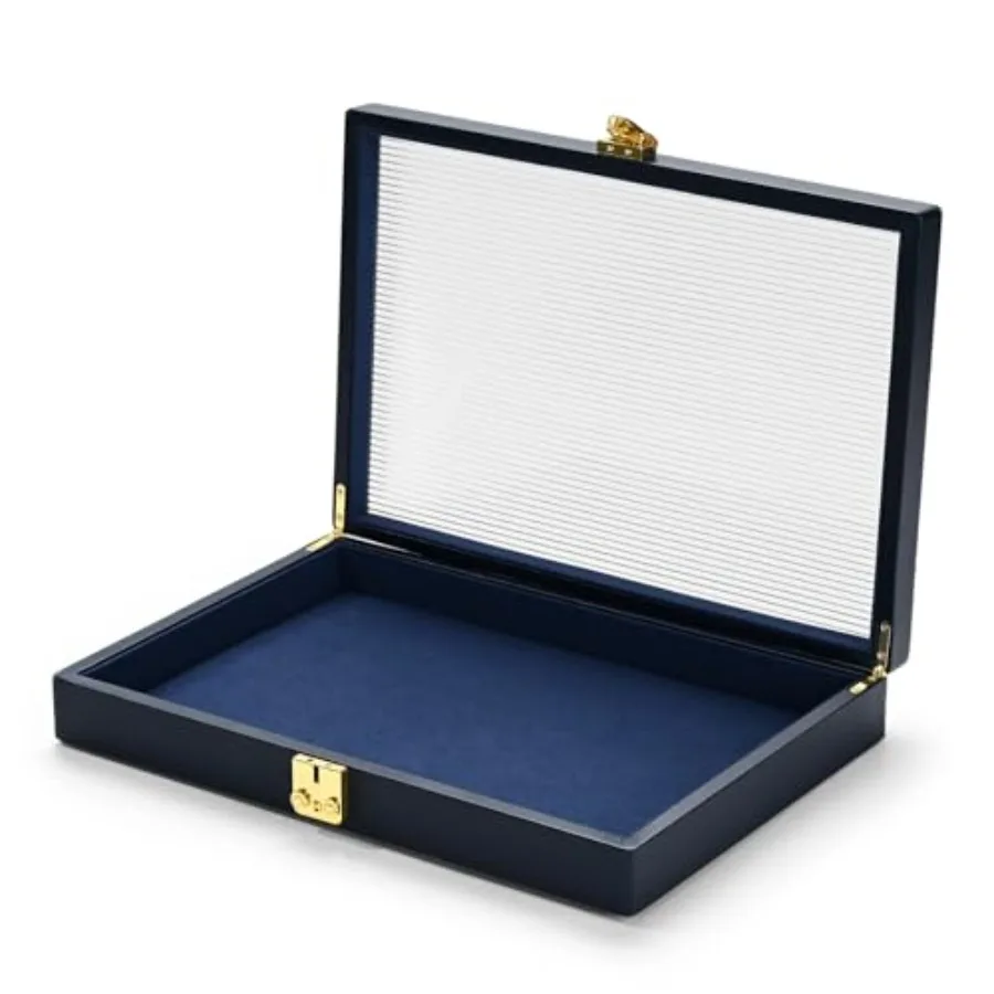 

Blue Leather Jewelry Organizer Jewelry Tray with Lid Jewelry Organizers and Storage for Drawers Jewelry Holder for Women Jewelr