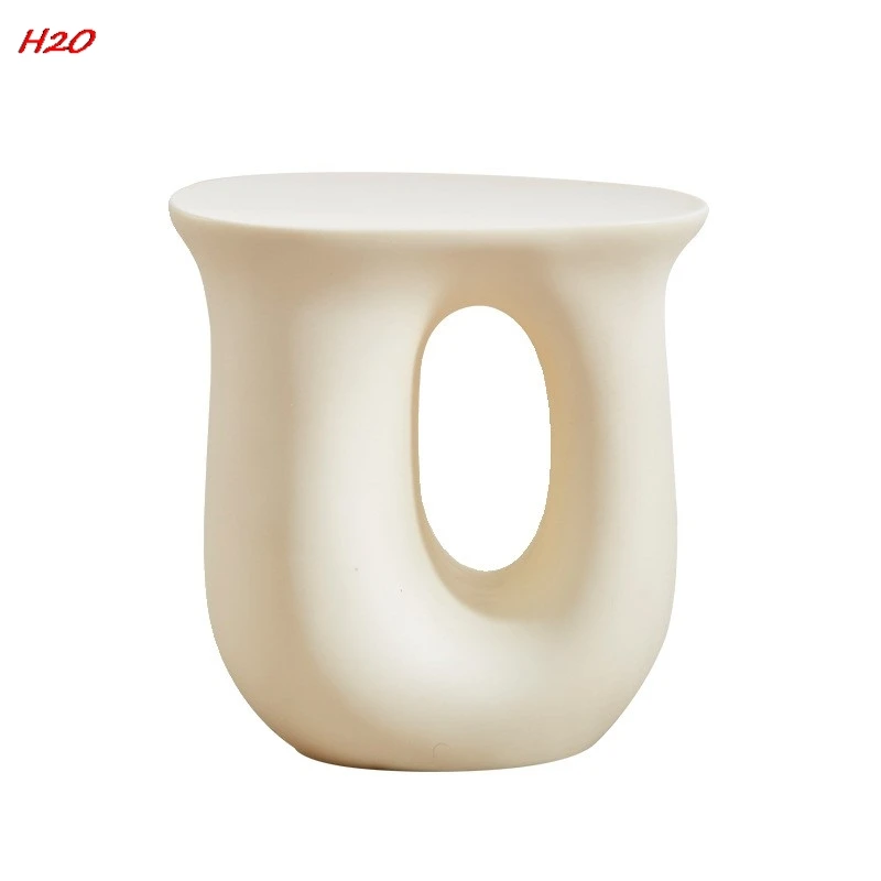 H2O Vento Creme Sala Mesa de Café Dopamina, Pequeno Sofá Lado, Creative U-Shaped Armazenamento Canto, Ins Designer