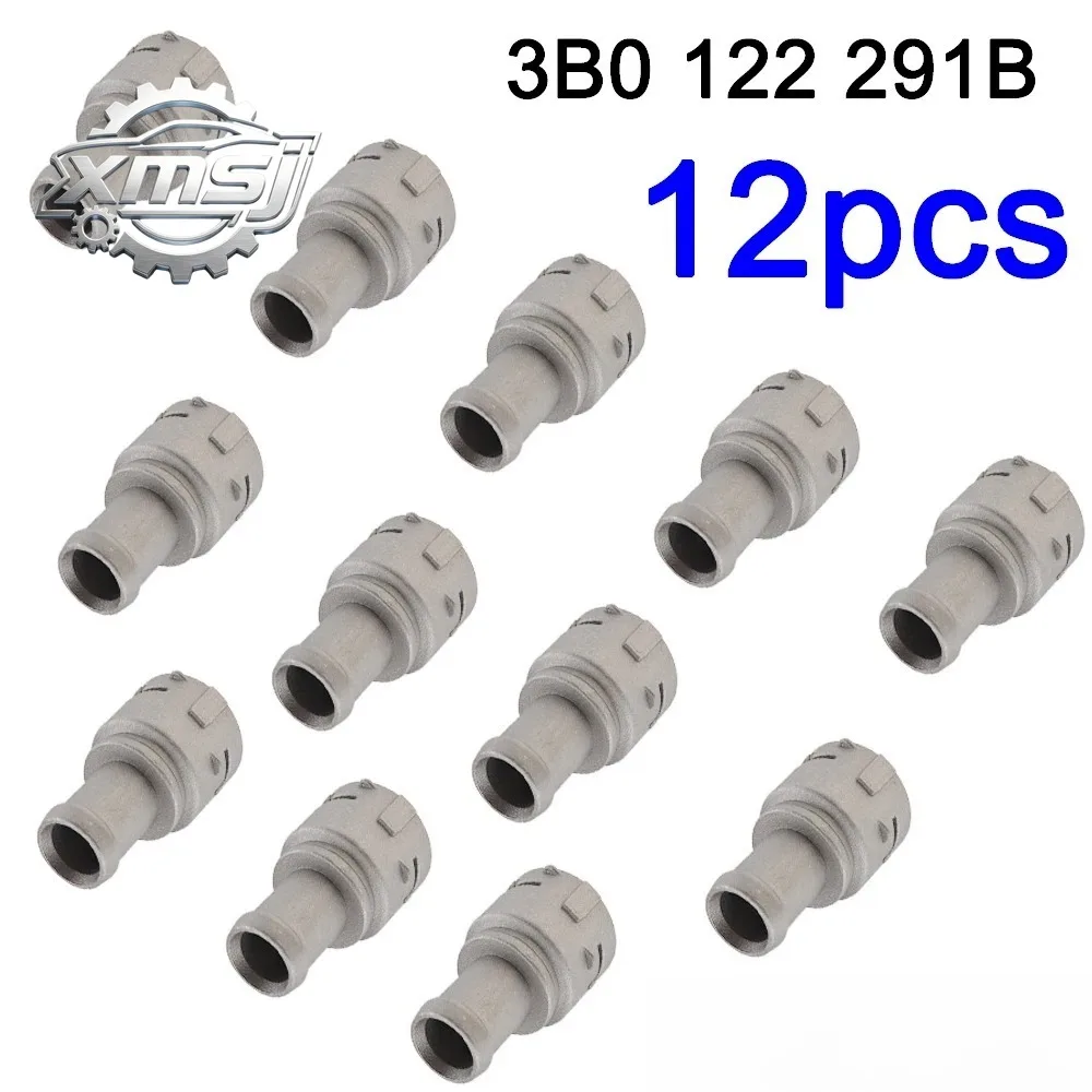 Conector Rápido de Aluminio 12cs para Refrigeración, Acoplador de Manguera de Refrigerante para Audi TT VW Passat Touran 3B0 122