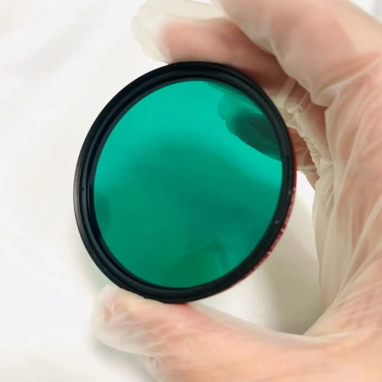 Multiple Sizes Optical Green Color Filter IR Cut Glass LB4 For Camera Photography