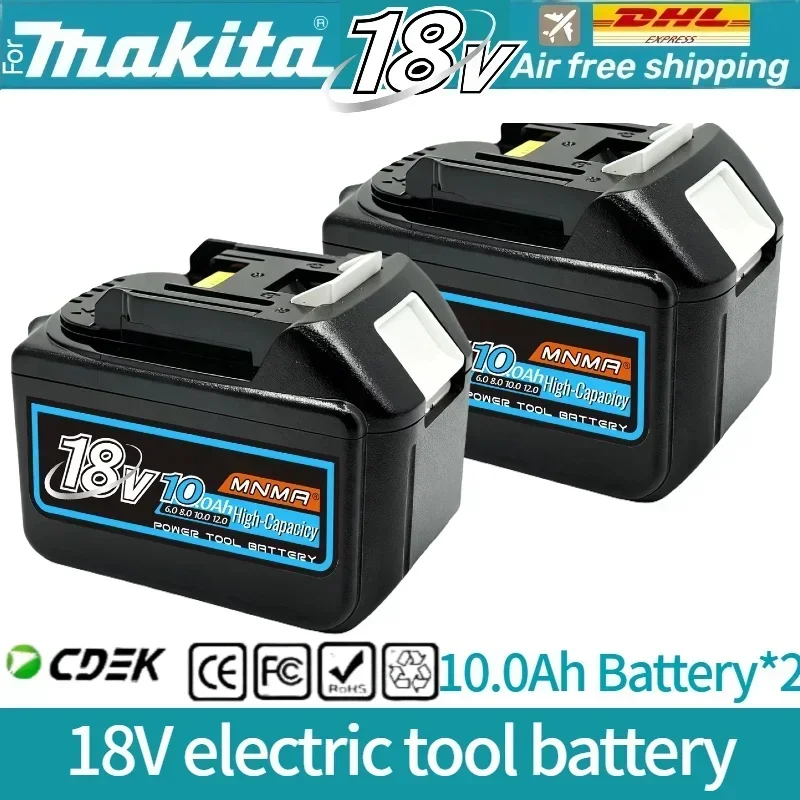 6AH 8AH 10AH 12AH Voor Makita 18V Batterij Power Tools Li-Ion Vervanging LXT BL1840 BL1850 voor 18V Schroevendraaier met BMS ✅ ? ?