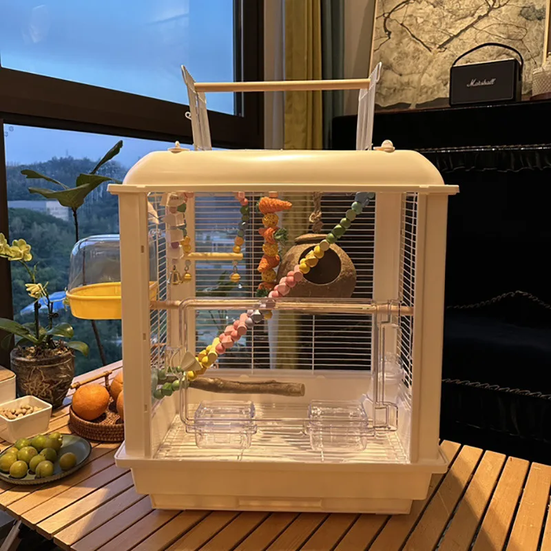 

Luxury, parrot cage, large, tiger skin, peony, black phoenix, dedicated, ecological