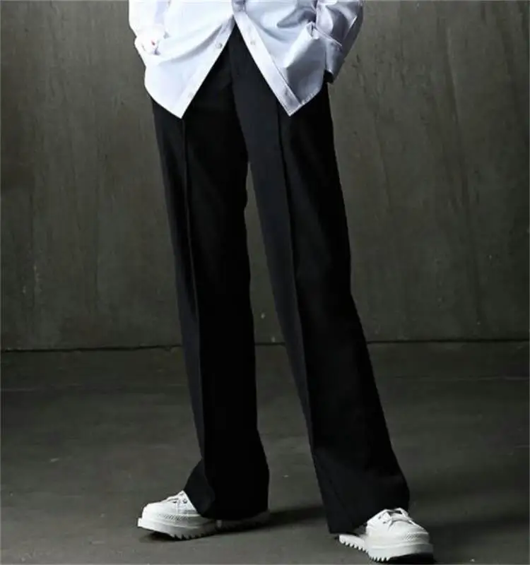 

Men's Black Trousers Leisure Spring And Summer New Straight Pants Loose And Simple Men's Casual Pants Black Slim Fashion
