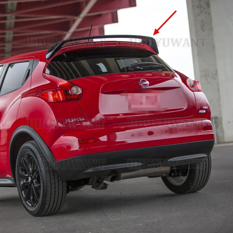 For Nissan Juke Spoiler 2010 2011 2012 2013 2014 2015 High Quality ABS Material Car Rear Wing Primer Color Rear Wing Lip Spoiler view 4