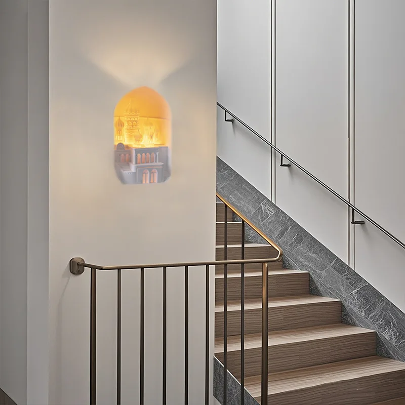 Applique d'angle induction gypse coin intégré