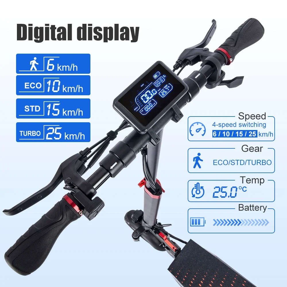 T4 2024 تصميم جديد 500 واط 12.5ah سكوتر قابل للطي #3