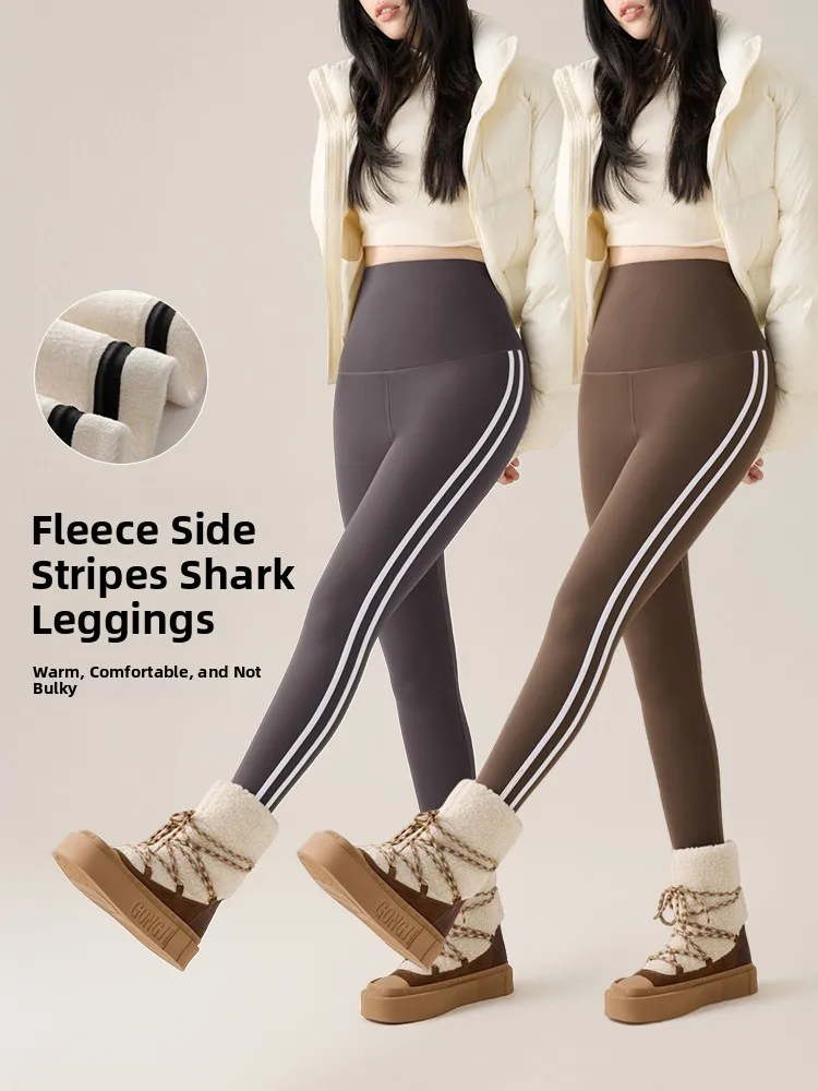 

Fce Lined Yoga Pants High Waist Fitn Sports ark Skin Pattern Comfortable Skin-Friendly Tight Leggings for Women