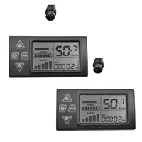 New Electric Bicycle S861 LCD Screen Display 6PIN for 24V 36V 48V Ebike Manual Control Speedmeter Waterproof Connector