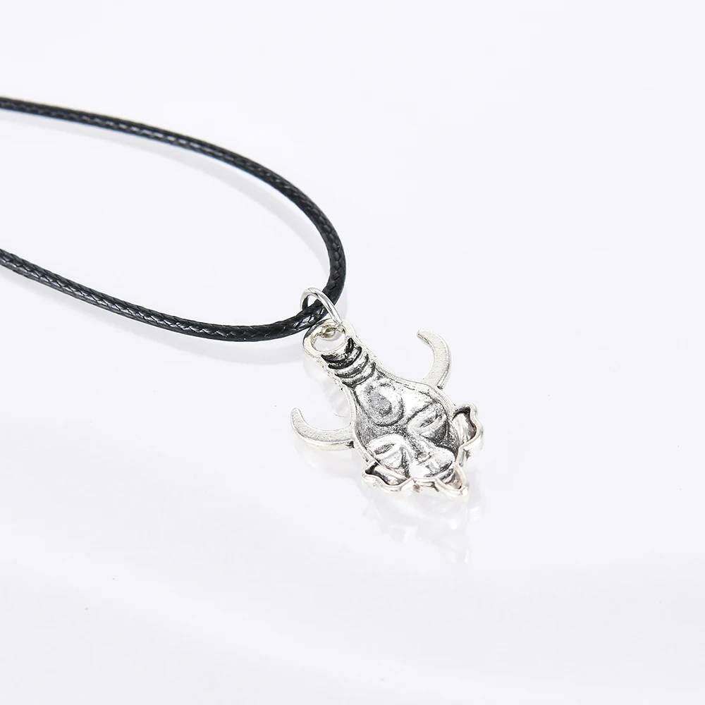 Film Supernatural Dean Leder Seil Kupfer Anhänger Halskette für Frauen Männer Winchester Jensen Schmuck Ackles Amulett Vintage