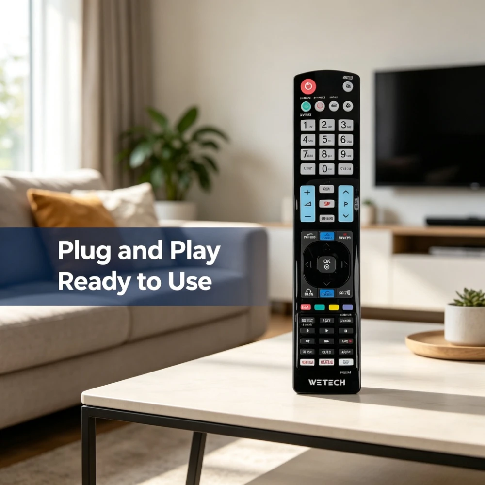 Telecomando universale di ricambio per Smart TV LG LED LCD 4K UHD, con tasti di scelta rapida per Netflix e Prime Video.