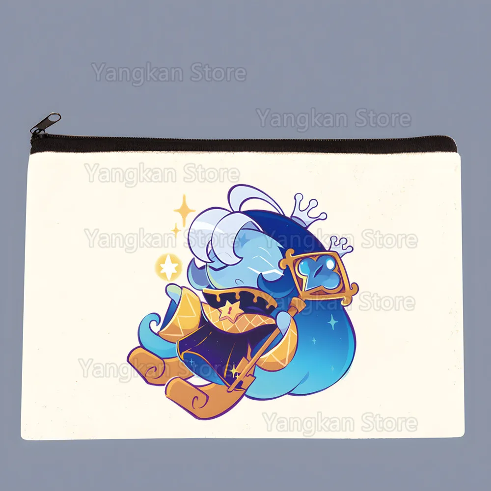 

Косметичка Cookie Run Shadow Milk Canvas, карманная сумка для помады, дорожная сумка для хранения помады, органайзер для свадебных и дорожных принадлежностей