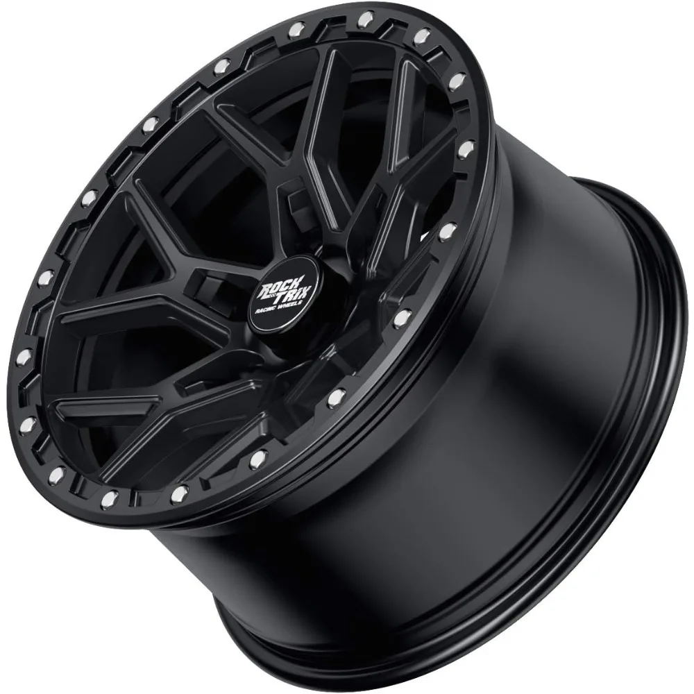 Rueda RT107 de 20 pulgadas compatible con Toyota Tacoma 2001+ 6x5,5" (6x139,7) Patrón de perno, 20x9 (+12 mm de desplazamiento), orificio de 106,1 mm, mate