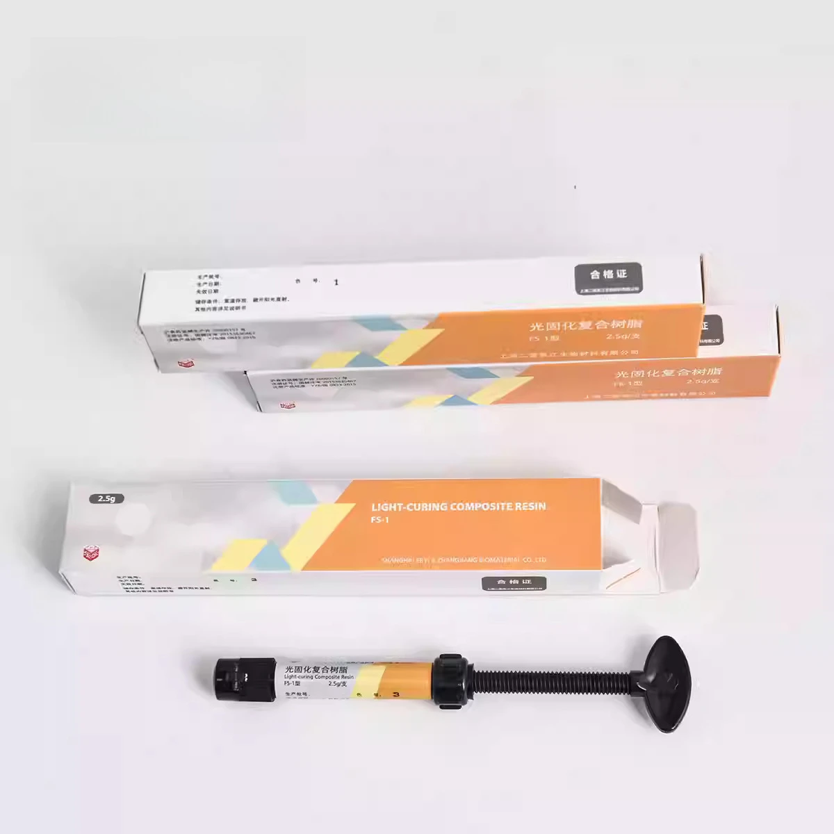 5Pcs Dental Light Curing Composite Resin Flowable Syringe Bonding Refill Etch Gel Adhesive Oral Restoration Materials Tools