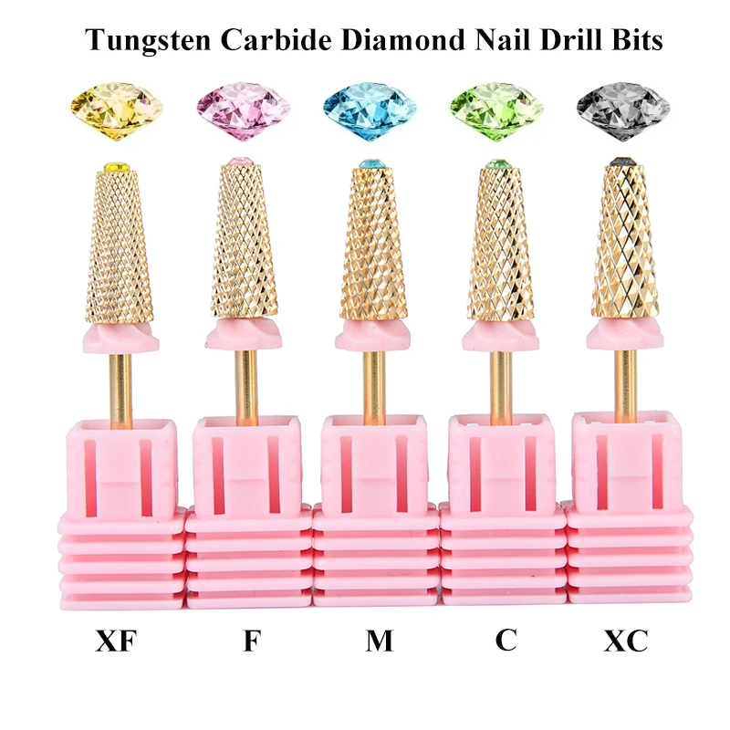 1 pièces carbure de tungstène foret à ongles électrique manucure fraises perceuse pour enlever rapide acrylique dur Gel pédicure manucure outils