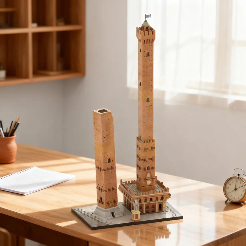 

8156pcs MOC LE DUE TORRI BOLOGNA Architecture Model Building Blocks Creative Display Gift Collectible Decor Kids Premium Adult