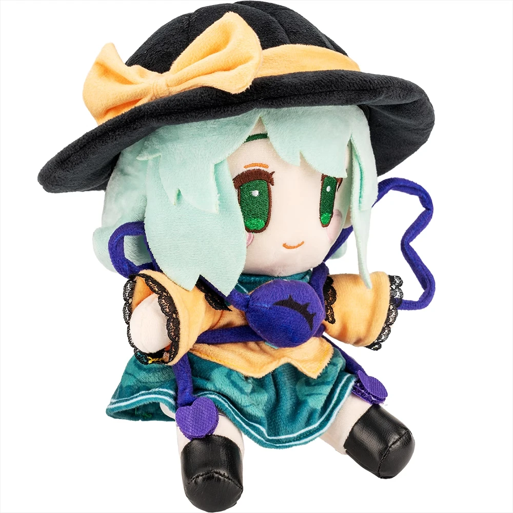 20cm Komeiji Koishi Fumo Anime Game TouHou Project Cute Stuffed Cotton Throw Pillow Sitting Girl Props Cosplay Fans Gift