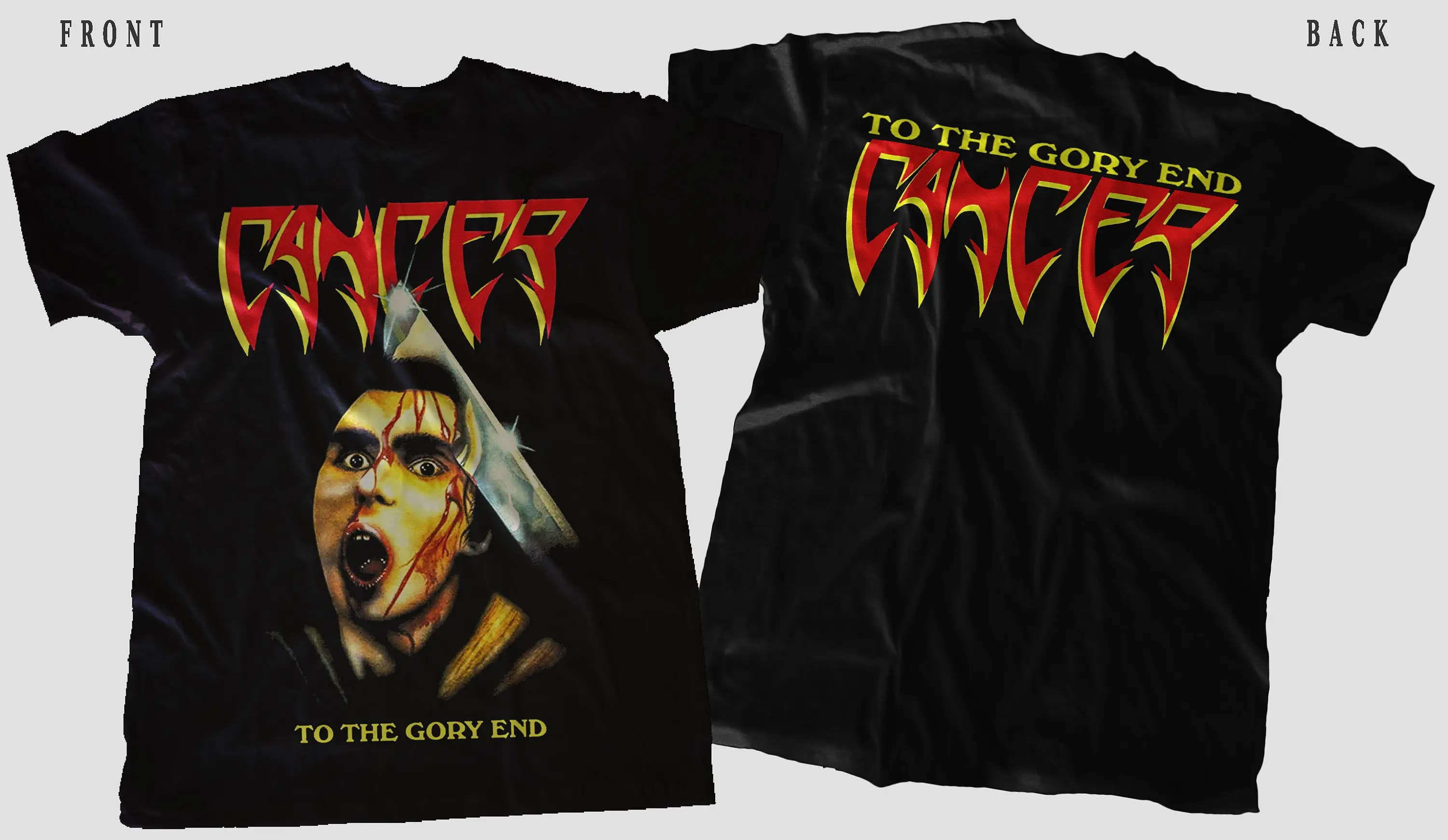 New D T G Printed Shirt Cancer To The Gory End Size S M L Xl 2 3 4 5 6 7Xl