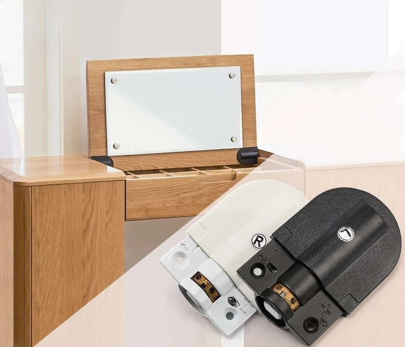Turn up mirror hinge turn down buffer hinged cabinet door bearing buffer silent damper