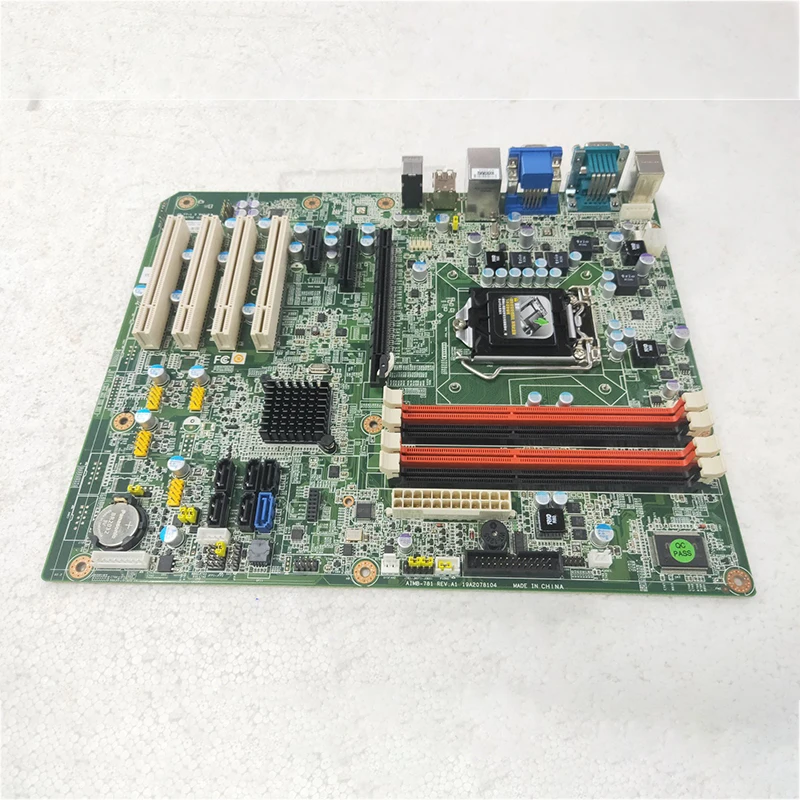 Hot For Advantech Industrial  Motherboard Single Network Port AIMB-781 REV A1 AIMB-781QVG-00A1E