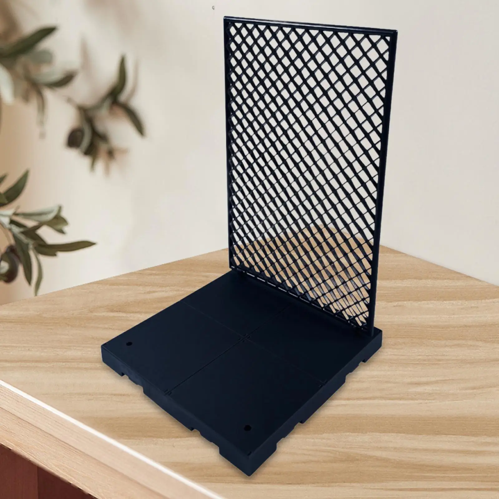 Model Scene Protective Fence Net for Diorama Base Accessories Plastic Craft Decoration 10x10cm Base 16x10cm Size Photo Props Art
