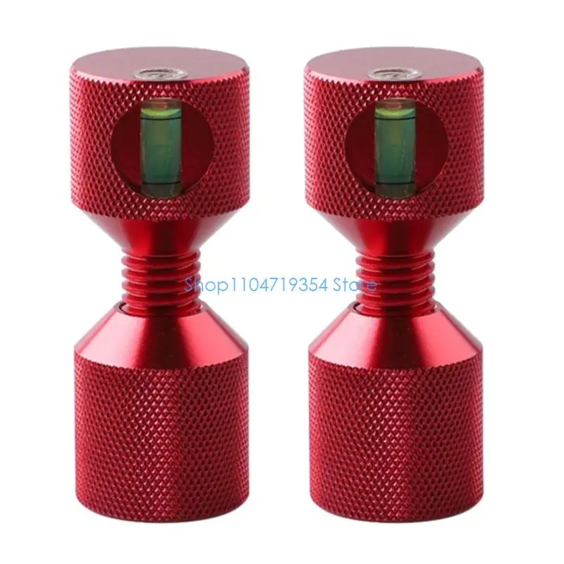 0XLD 2 Hole Flange Alignment Pin Includes Bubble Level 1-1/8 Two Hole Gradient Positioning Pin Flange Alignment Pin