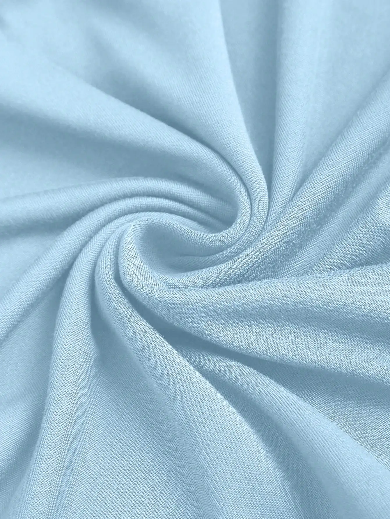 Damenbluse in Uni-Farbe, ärmellos, mit V-Ausschnitt – Detail 5