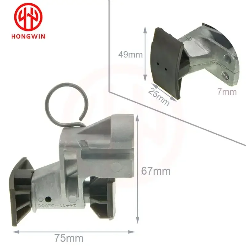 1 PC Timing Chain Tensioner OEM 24411-3E000 244113E000 For Hyundai Santa Fe 2007‑2009 Azera Genesis Veracruz Kia Sorento Sedona