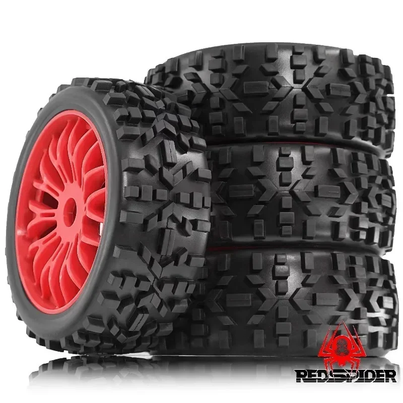 1/8 Buggy Tires 17mm Hex for RC Off Road Car ARRMA Typhon Trxs Talion Team Trxs Redcat Losi Kyosho HPI WR8 HSP Upgrade Parts