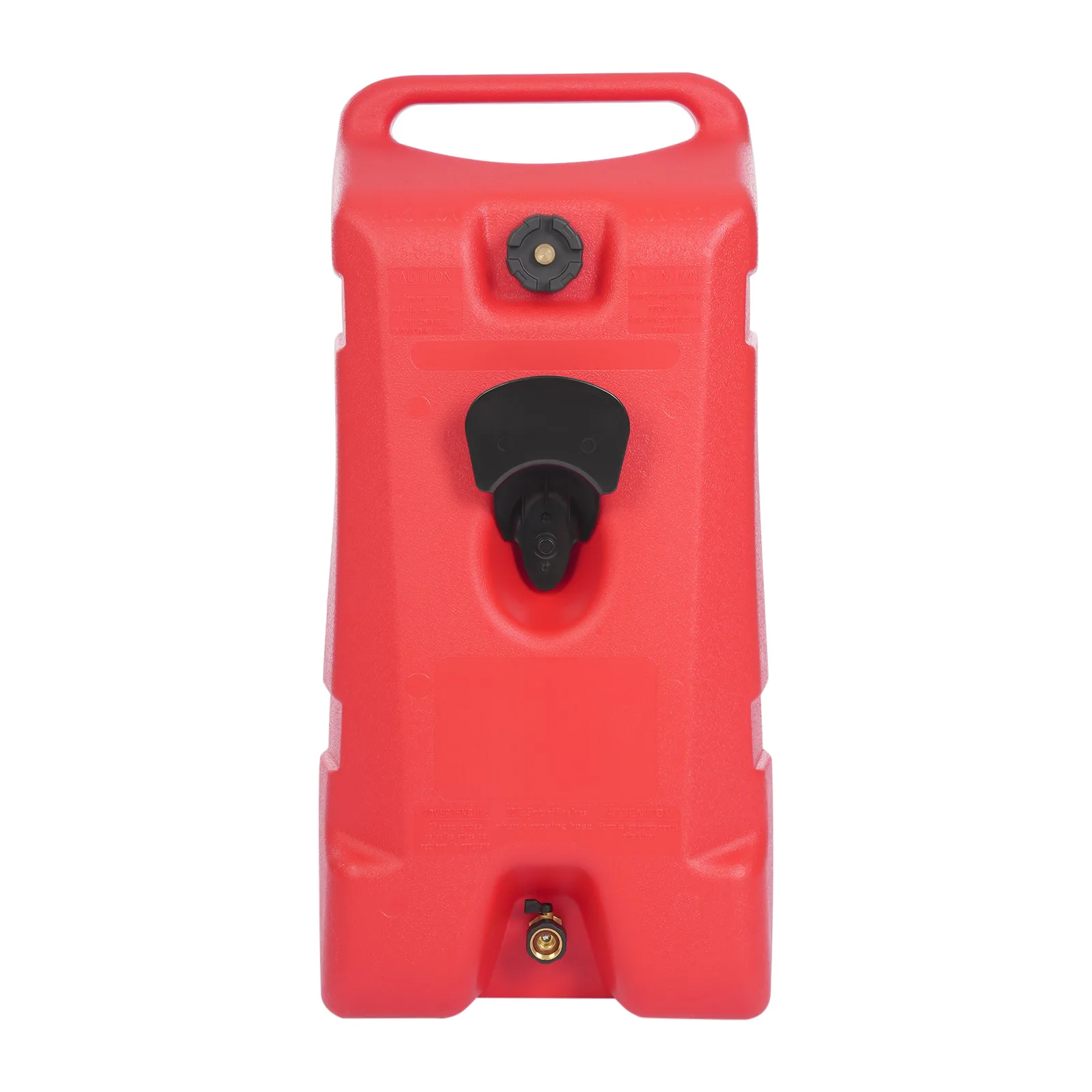 Watercraft Mobile Refueling Vessel, Outboard Fueling Tank, Separated Inlet Outlet Built-in Debris Filter Outboard Fueling Tank, Outboard Fueling Tank Short-distance Sailing Portable Fuel Holding Hardware