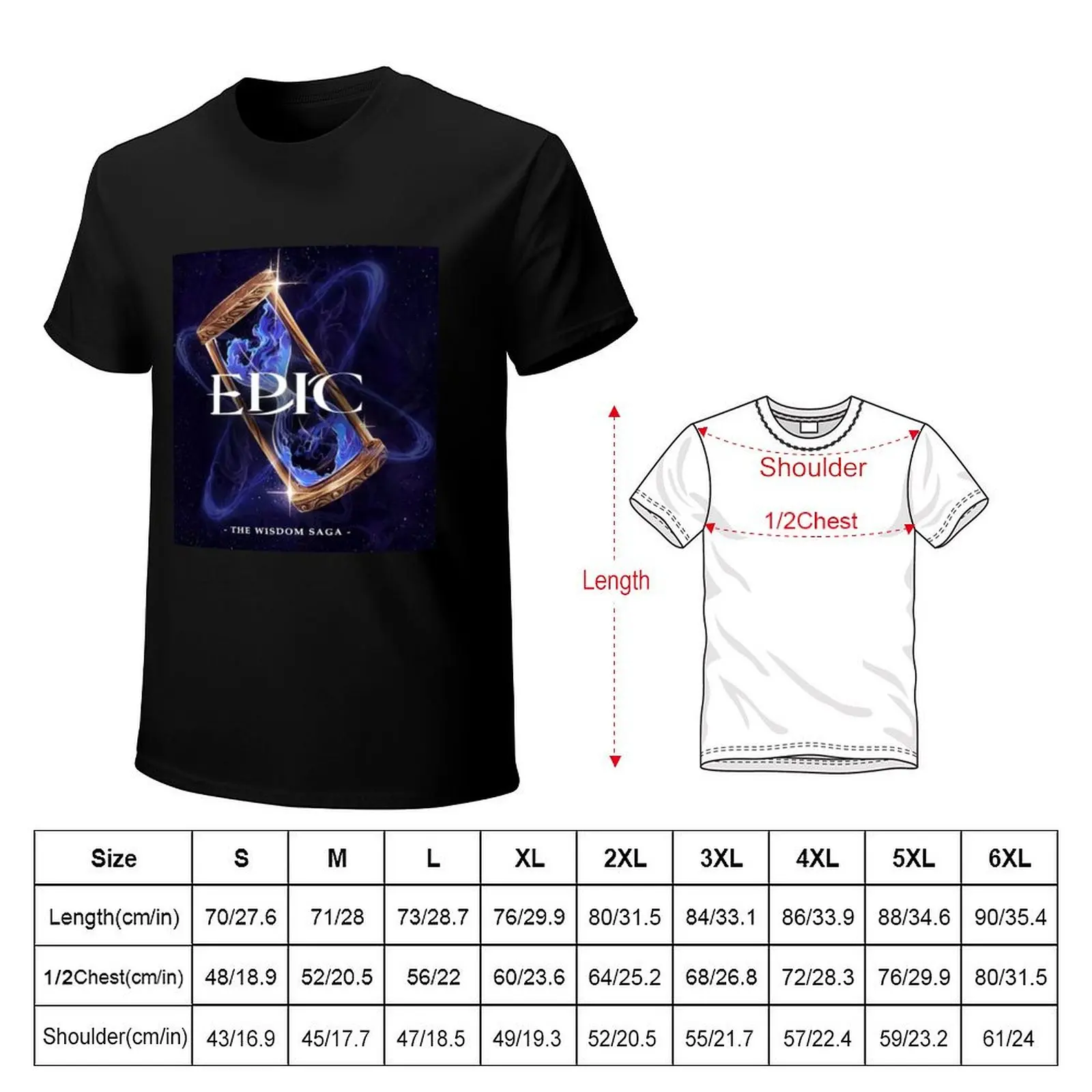 Epic the Musical: The Wisdom Saga T-Shirt Casual Loose Daily Wear T-Shirt