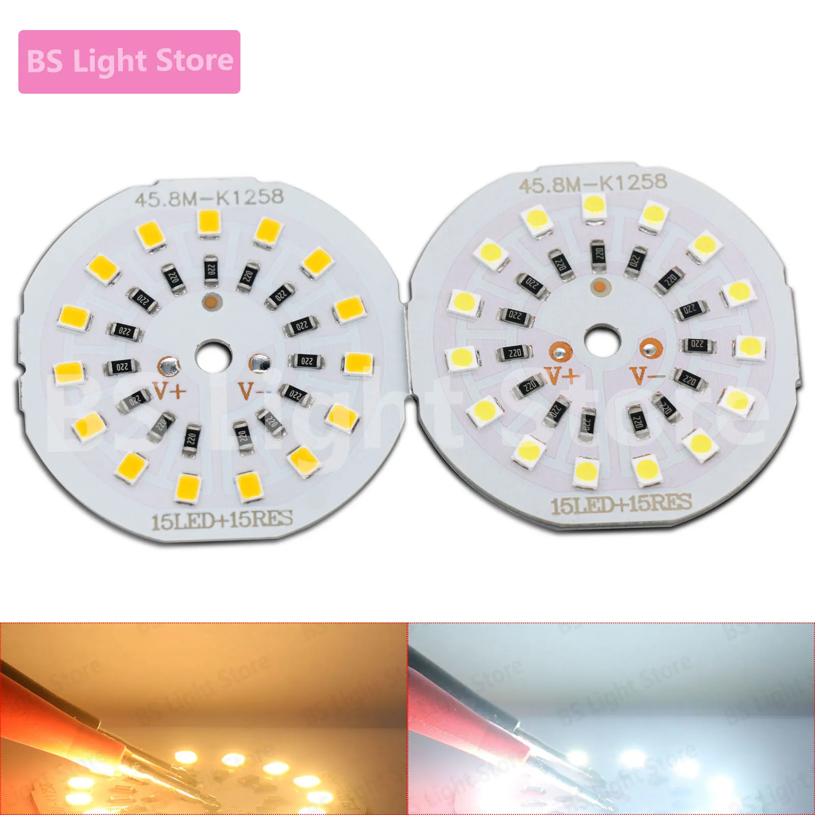 

LED SMD Beads DC12V Light Board Round Light 13W/17W/21W/25W For LED Bulb LED Downlight Mobile light bulb light source Accessorie
