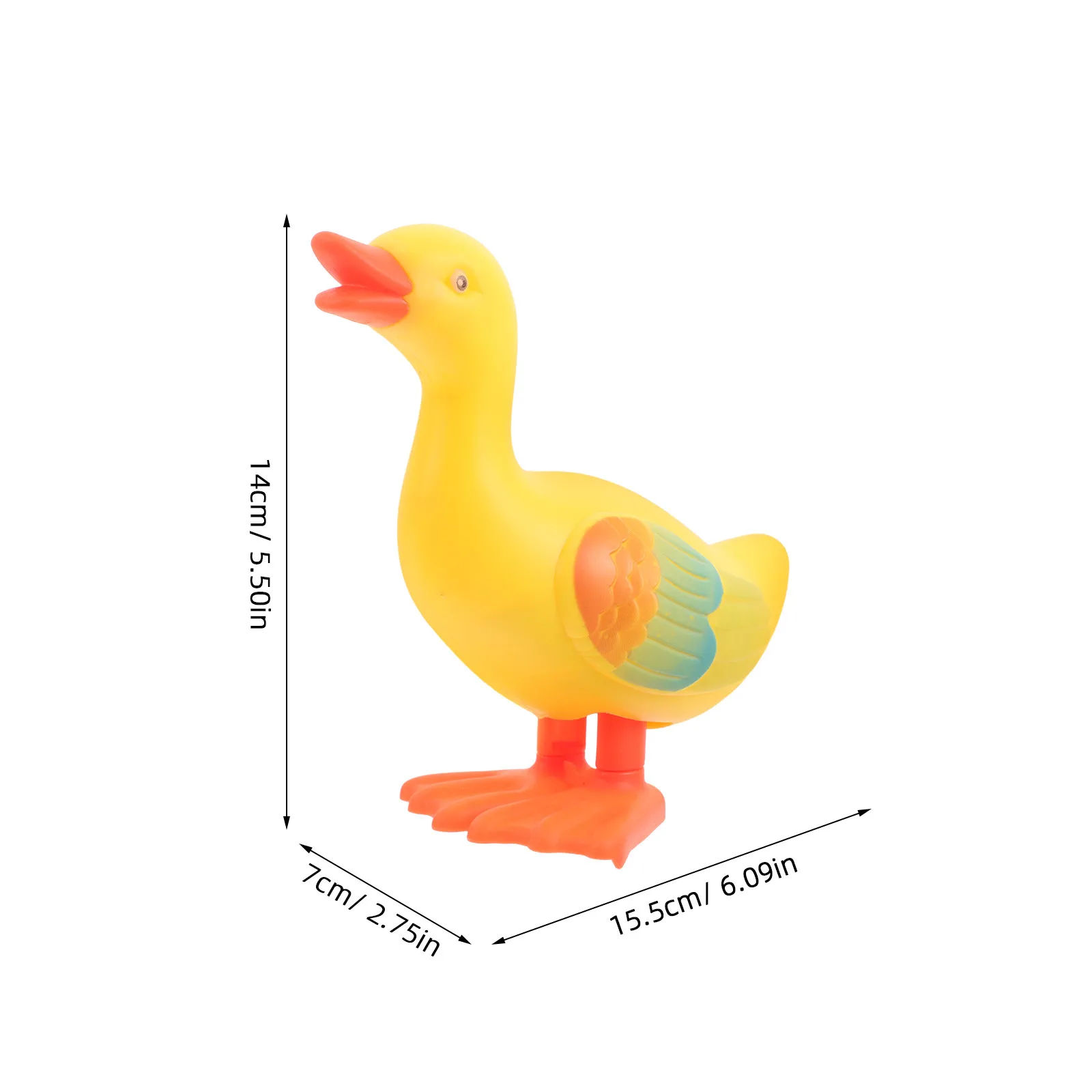 4Pcs Clockwork Wind Up Duck Jumping Hopping Outdoor Party Favor Stocking Kids Birthday Fun Wind Up Duck Toy Toddler Toy