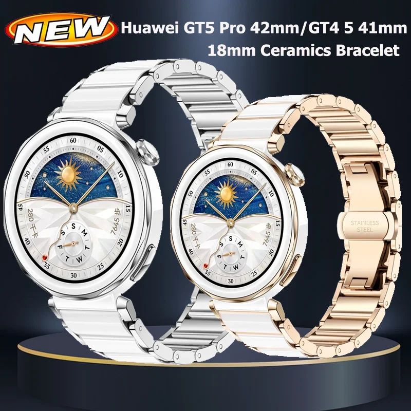 yZ[z18mm Z~bNuXbgXgbv Huawei Watch GT 5 4 41mm/GT5Pro 42mm oh Garmin Forerunner 265S 255S/Active S/Venu 2S 3SΉ