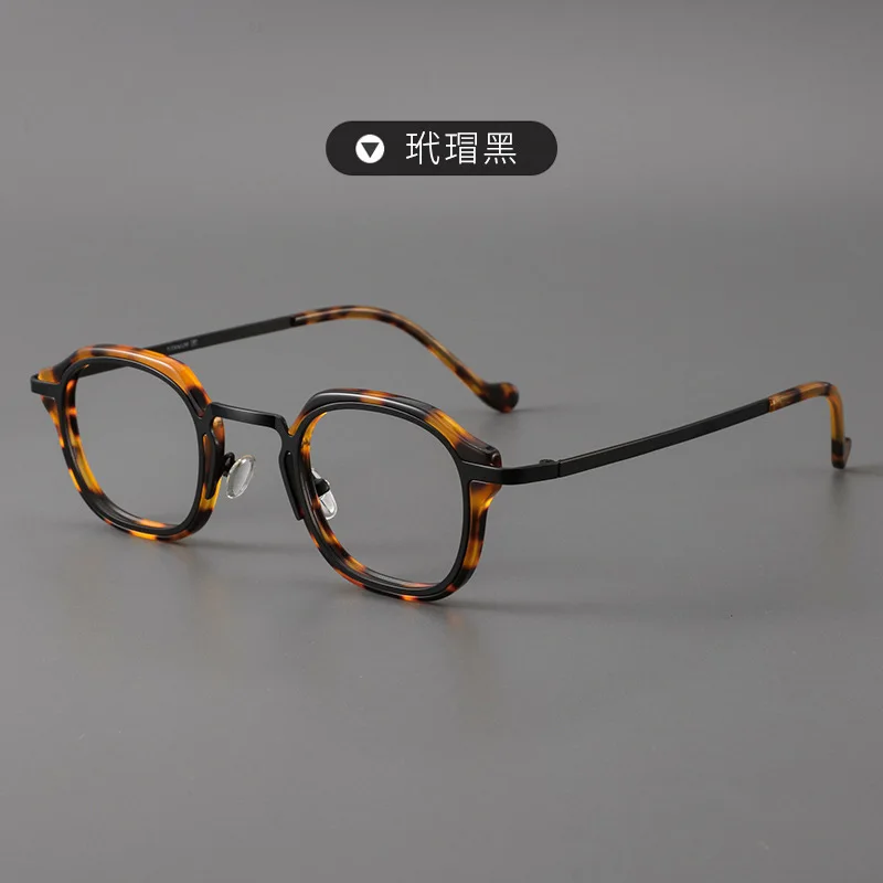 Shatar High Quality Metal Small Frame Reading Glasses For Men Middle-Aged Elderly Business Anti Blue Light Reading Glasses