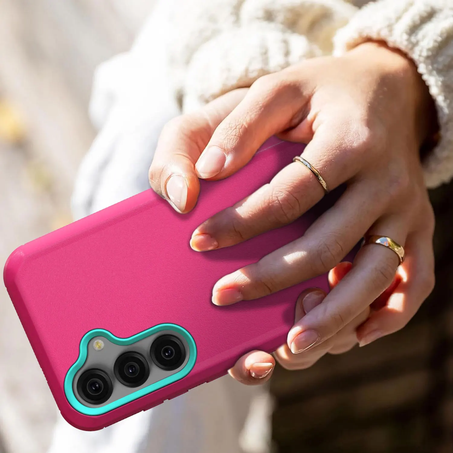 Für Samsung Galaxy S25 S25 Plus S25 Ultra 5G stoßfeste Handyhülle schlanke, robuste, robuste, weiche Schutzhülle mit Gürtelclip