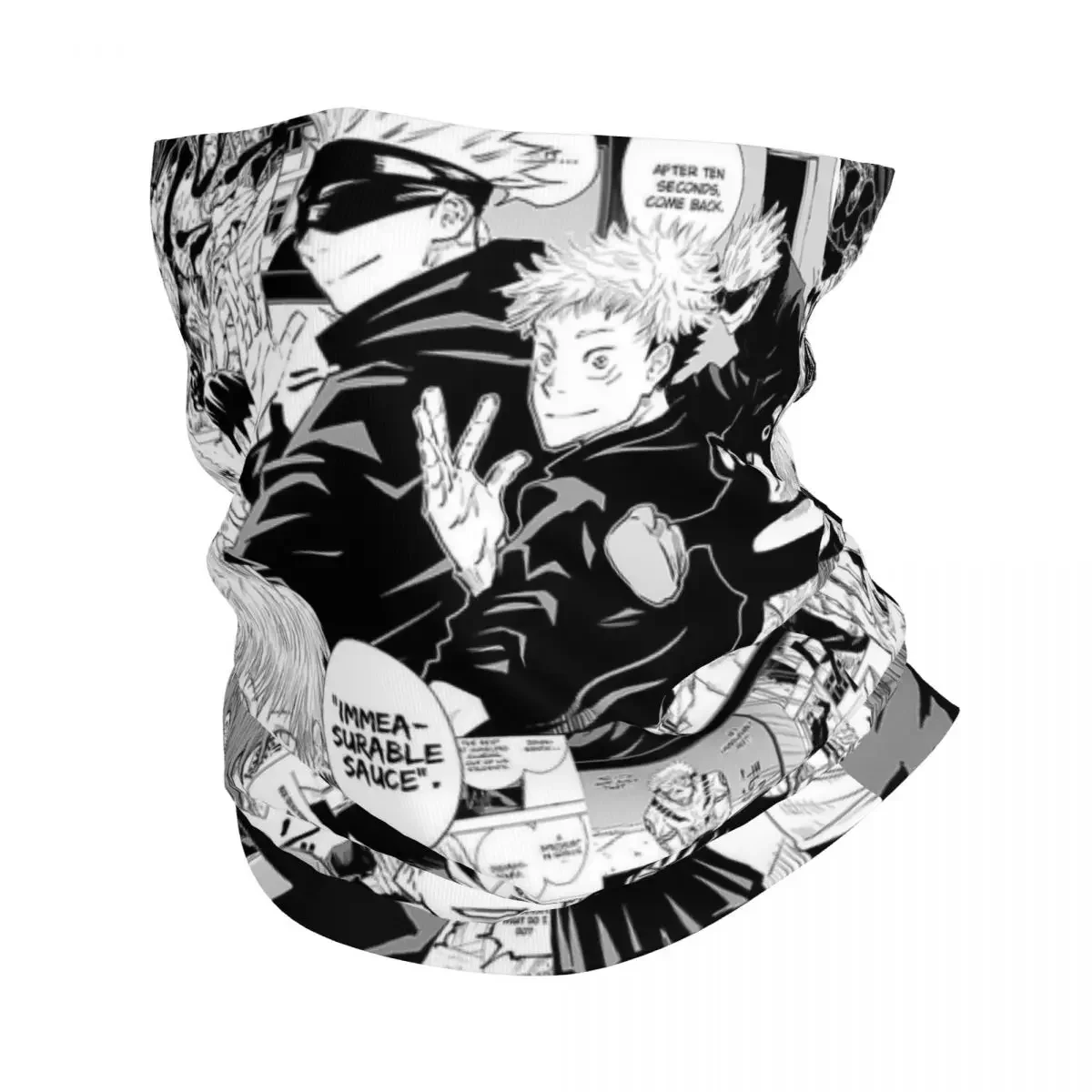 Jujutsu Kaisen Anime Bandana Neck Cover Manga Gojo Satoru Itadori Yuuji Mask Scarf Multi-use Headband Cycling Unisex Adult