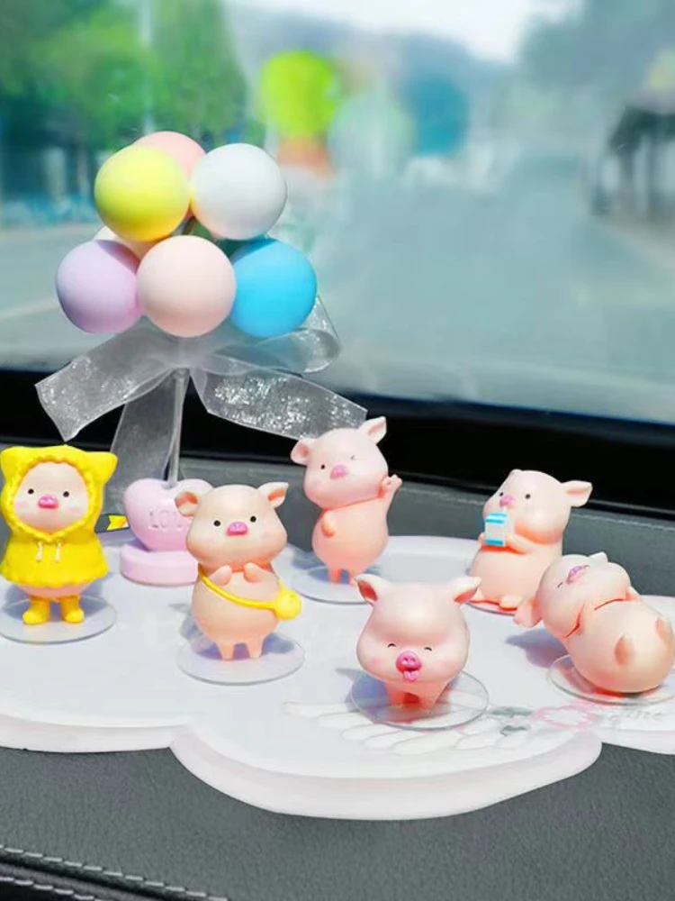 Resin Piggy Wearing Yellow Raincoat, Resin Decoration, Curing System, Home, Office, Computer, Desktop Room, Small Decoration